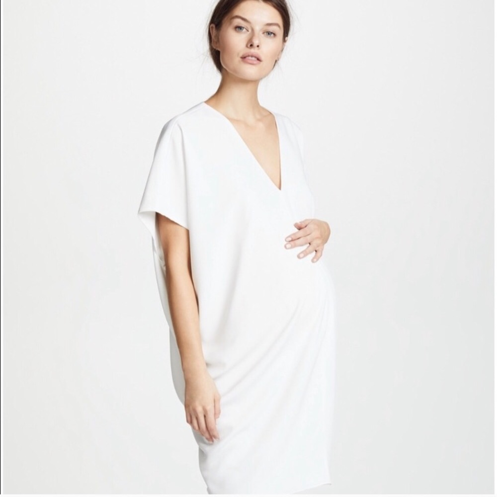 Hatch Maternity The Slouch V Neck Dress OS Petite